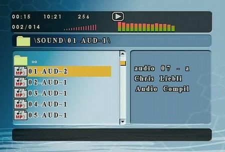 MP3 navigation