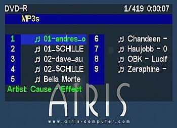 MP3 navigation