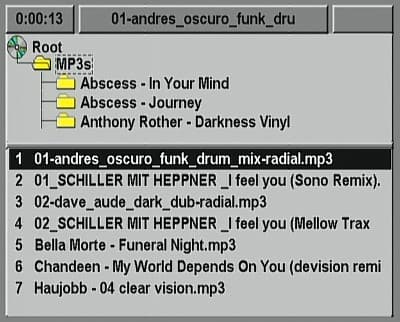 MP3 navigation