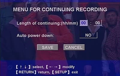 Record, continuing
