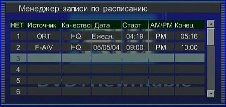 Record, Scheduler