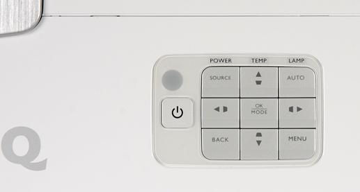 Проектор BenQ W1070+, контрольная панель