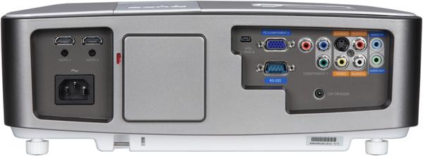 Проектор BenQ W1500, задняя поверхность Проектор BenQ W1500, задняя поверхность