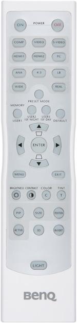 Проектор BenQ W7000, пульт ДУ