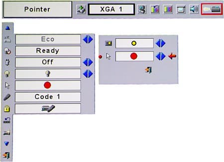 Pointer Menu