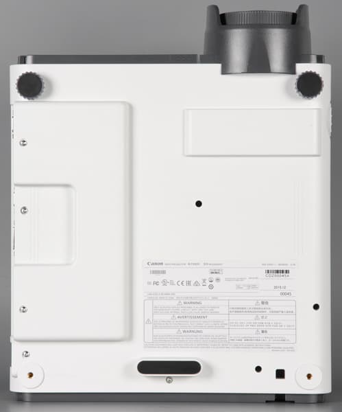 Проектор Canon Xeed WUX450ST, вид снизу Проектор Canon Xeed WUX450ST, вид снизу