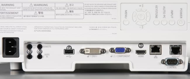 Проектор Canon Xeed WUX450ST, интерфейсы Проектор Canon Xeed WUX450ST, интерфейсы