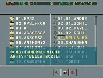 MP3 navigation