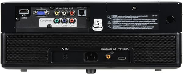 Rear panel