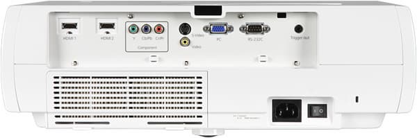 Rear panel