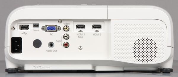 Проектор Epson EH-TW5350, задняя поверхность Проектор Epson EH-TW5350, задняя поверхность