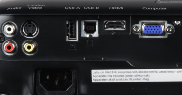 Проектор Epson EH-TW550, интерфейсы Проектор Epson EH-TW550, интерфейсы