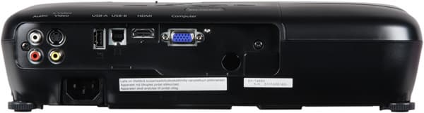 Проектор Epson EH-TW550, задняя поверхность Проектор Epson EH-TW550, задняя поверхность