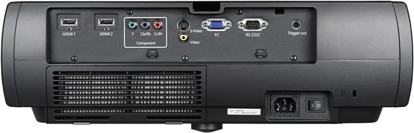 Rear panel