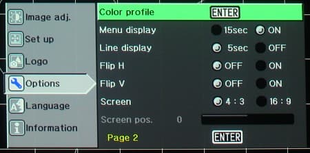 Menu-Options
