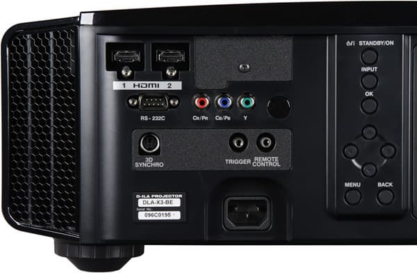 Проектор JVC DLA-X3-B, интерфейсы Проектор JVC DLA-X3-B, интерфейсы
