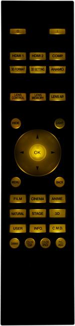 Проектор JVC DLA-X30B, пульт ДУ с подсветкой Проектор JVC DLA-X30B, пульт ДУ с подсветкой