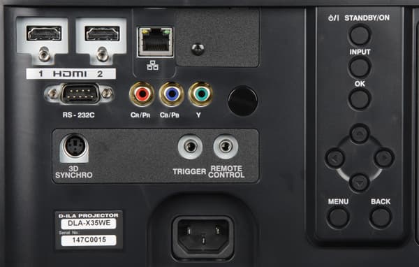 Проектор JVC DLA-X35WE, интерфейсы Проектор JVC DLA-X35WE, интерфейсы