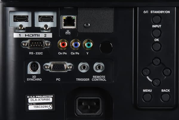 Проектор JVC DLA-X70RB, интерфейсы Проектор JVC DLA-X70RB, интерфейсы