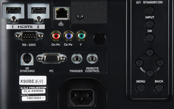 Проектор JVC DLA-X90RB, интерфейсы Проектор JVC DLA-X90RB, интерфейсы