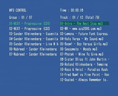 MP3 navigation
