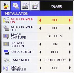 Menu-INSTALLATION