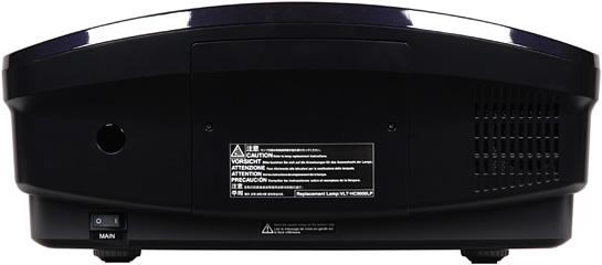 Кинотеатральный Full HD SXRD-проектор Mitsubishi HC9000D, вид сзади Кинотеатральный Full HD SXRD-проектор Mitsubishi HC9000D, вид сзади