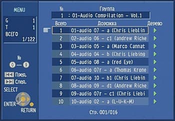 MP3 navigation