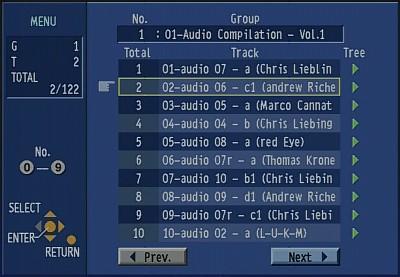 MP3 navigation