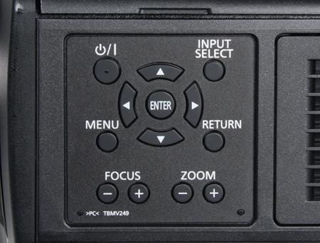 Проектор Panasonic PT-AE7000EA, кнопки управления Проектор Panasonic PT-AE7000EA, кнопки управления