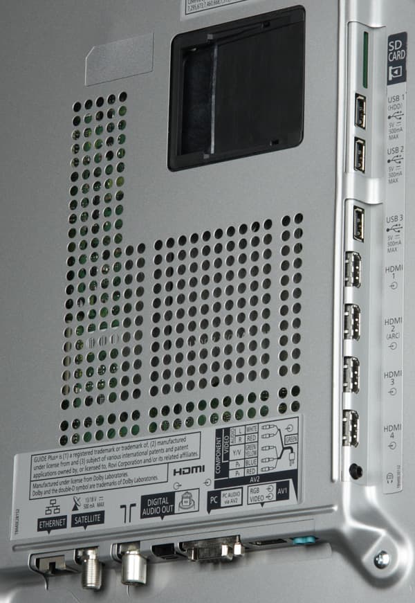 ЖК-телевизор Panasonic VIERA TX-LR47WT50, разъемы ЖК-телевизор Panasonic VIERA TX-LR47WT50, разъемы