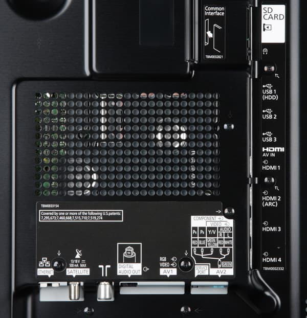 Плазменный телевизор Panasonic VIERA TX-PR50VT50, разъемы Плазменный телевизор Panasonic VIERA TX-PR50VT50, разъемы