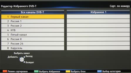 Плазменный телевизор Panasonic VIERA TX-PR50VT50, меню Плазменный телевизор Panasonic VIERA TX-PR50VT50, разъемы
