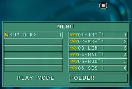 WMA/MP3 navigation