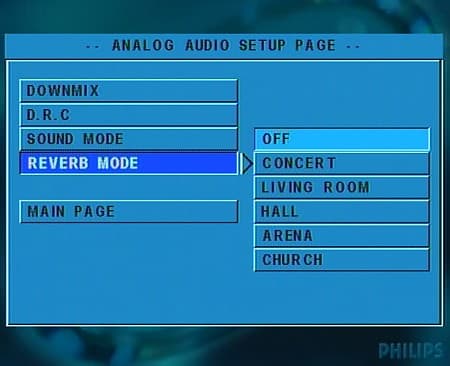 Setup, audio