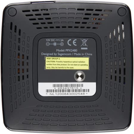 DLP-проектор Philips PPX2480, вид снизу DLP-проектор Philips PPX2480, вид снизу