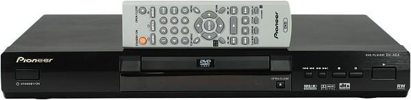 Player & remote control, front view