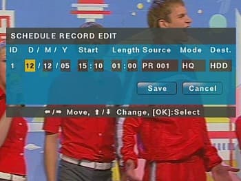Record, Scheduler