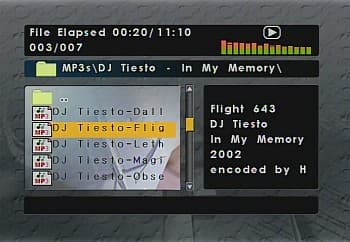 MP3 navigation