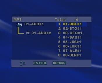 MP3 navigation