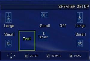Setup, speakers