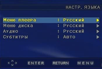 OSD, Setup