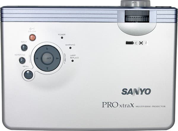 Projector, top view