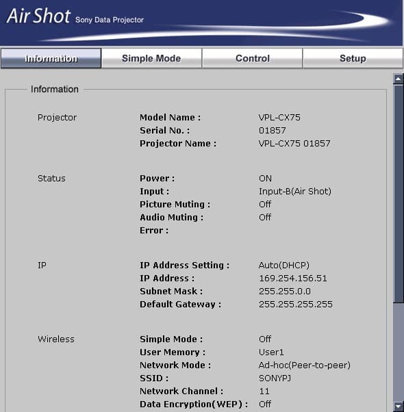 Web Air Shot