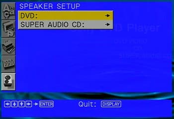 Setup, audio