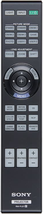 Проектор Sony VPL-VW95ES, пульт ДУ Проектор Sony VPL-VW95ES, пульт ДУ