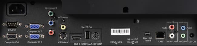 DLP-проектор ViewSonic LS830, разъемы DLP-проектор ViewSonic LS830, разъемы