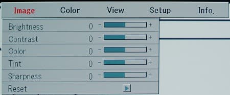 menu, image, NTSC