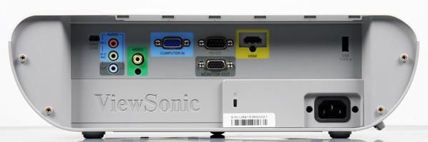 DLP-проектор ViewSonic PJD7830HDL, вид сзади DLP-проектор ViewSonic PJD7830HDL, вид сзади