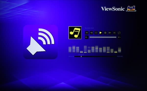 DLP-проектор ViewSonic PLED-W800, интерфейс плеера DLP-проектор ViewSonic PLED-W800, интерфейс плеера